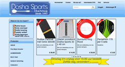 Desktop Screenshot of doshasports.com